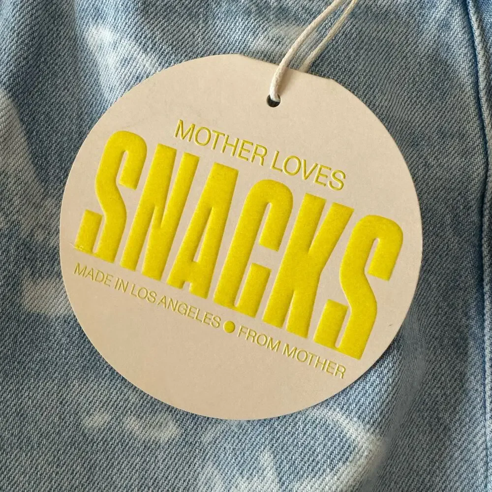 MOTHER SNACKS High Waisted Twizzy Skimp Bread & Butterfly Jeans Size 26 NWT - Picture 16 of 16